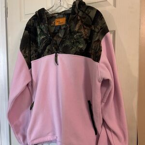 Trail Crest Camouflage Fleece Pullover size xl